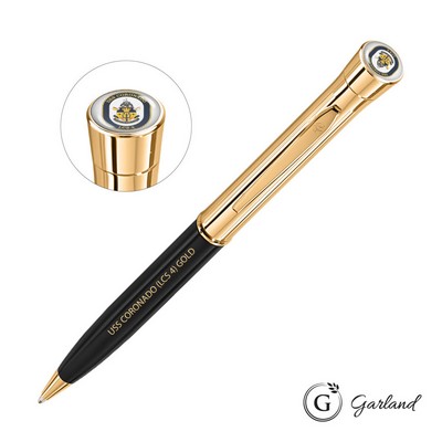 Garland® Monogram Custom Twist Ballpoint Pen - Gold